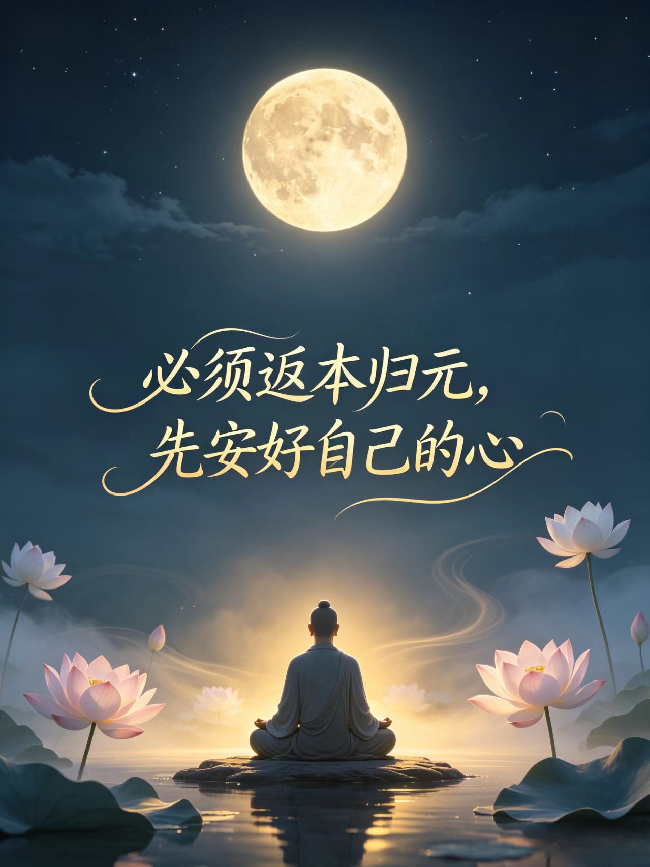 必须返本归元，先安好自己的心